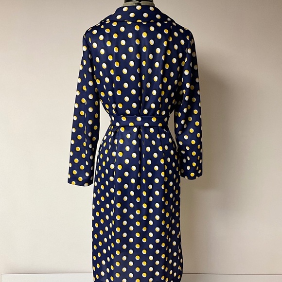 Vintage DECORUM by Irving Korny Polka Dot Lounge Dress – Like Ne - Picture 4 of 5